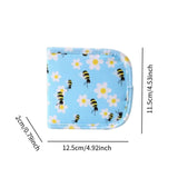 Maxbell Sewing Supplies Bag Empty Sturdy Crochet Hook Case for Thread Pin Travel Bee