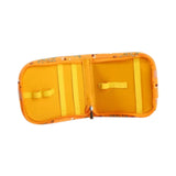 Maxbell Sewing Supplies Bag Empty Sturdy Crochet Hook Case for Thread Pin Travel Hazelnut Dragonfly