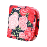 Maxbell Sewing Supplies Bag Empty Sturdy Crochet Hook Case for Thread Pin Travel Rose Garden