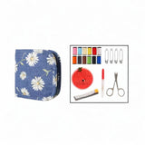 Maxbell Sewing Supplies Bag Empty Sturdy Crochet Hook Case for Thread Pin Travel Daisy