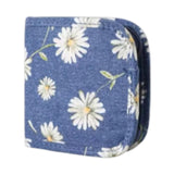 Maxbell Sewing Supplies Bag Empty Sturdy Crochet Hook Case for Thread Pin Travel Daisy