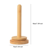 Maxbell Wooden Yarn Holder Reusable Thread Holder for Arts Crafts Beginners Knitting