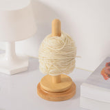 Maxbell Wooden Yarn Holder Reusable Thread Holder for Arts Crafts Beginners Knitting