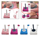 Maxbell Yarn Holder Practical for Knit Crocheting Crochet Gift Accessories Organizer Pink