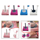 Maxbell Yarn Holder Practical for Knit Crocheting Crochet Gift Accessories Organizer Pink