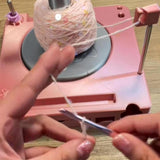 Maxbell Yarn Holder Practical for Knit Crocheting Crochet Gift Accessories Organizer Pink