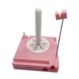 Maxbell Yarn Holder Practical for Knit Crocheting Crochet Gift Accessories Organizer Pink