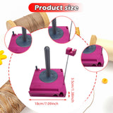 Maxbell Yarn Holder Practical for Knit Crocheting Crochet Gift Accessories Organizer Rose Red