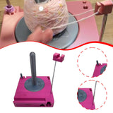 Maxbell Yarn Holder Practical for Knit Crocheting Crochet Gift Accessories Organizer Rose Red