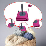 Maxbell Yarn Holder Practical for Knit Crocheting Crochet Gift Accessories Organizer Rose Red
