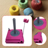 Maxbell Yarn Holder Practical for Knit Crocheting Crochet Gift Accessories Organizer Rose Red