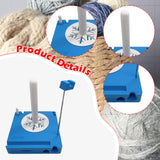 Maxbell Yarn Holder Practical for Knit Crocheting Crochet Gift Accessories Organizer Blue