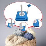 Maxbell Yarn Holder Practical for Knit Crocheting Crochet Gift Accessories Organizer Blue