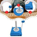 Maxbell Yarn Holder Practical for Knit Crocheting Crochet Gift Accessories Organizer Blue