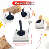 Maxbell Yarn Holder Practical for Knit Crocheting Crochet Gift Accessories Organizer White