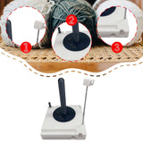 Maxbell Yarn Holder Practical for Knit Crocheting Crochet Gift Accessories Organizer White