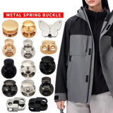 Maxbell 20 Pieces Metal Cord Locks Wear Resistance Drawstring Luggage Spring Stopper Gold