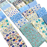 Maxbell 40Pcs Roll Fabric Strips Sewing Patchwork Craft for Blanket Purse Making Toy