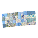 Maxbell 40Pcs Roll Fabric Strips Sewing Patchwork Craft for Blanket Purse Making Toy