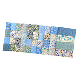 Maxbell 40Pcs Roll Fabric Strips Sewing Patchwork Craft for Blanket Purse Making Toy