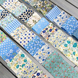Maxbell 40Pcs Roll Fabric Strips Sewing Patchwork Craft for Blanket Purse Making Toy