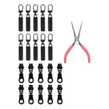 Maxbell Zipper Repair Kit Detachable Replacement Sliders for Clothing Backpacks Tent
