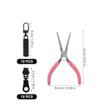Maxbell Zipper Repair Kit Detachable Replacement Sliders for Clothing Backpacks Tent