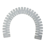 Maxbell Silicone Flexible Hot Hemmer Non Slip Sewing Attachments for Shirt Tails DIY