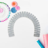 Maxbell Silicone Flexible Hot Hemmer Non Slip Sewing Attachments for Shirt Tails DIY