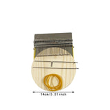 Maxbell Small Weaving Loom DIY Wooden Weaving Repair Tool for Clothes Adults Scarves 28 Hooks