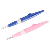 Maxbell Pen Style Needle Felting Tool Sturdy with 3 Needle for Wool Felt Toys Making Pink