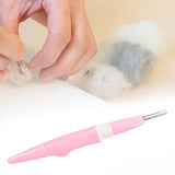 Maxbell Pen Style Needle Felting Tool Sturdy with 3 Needle for Wool Felt Toys Making Pink
