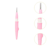 Maxbell Pen Style Needle Felting Tool Sturdy with 3 Needle for Wool Felt Toys Making Pink