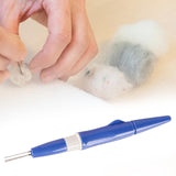 Maxbell Pen Style Needle Felting Tool Sturdy with 3 Needle for Wool Felt Toys Making Blue