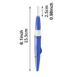Maxbell Pen Style Needle Felting Tool Sturdy with 3 Needle for Wool Felt Toys Making Blue
