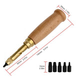 Maxbell Screw Hole Punch Leather Tool Paper Punch for Leather Sewing DIY Crafts
