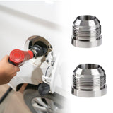 Maxbell Male Weld Bung Fittings Hose Adapter Flare Thread Connector for Tank AN16