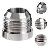 Maxbell Male Weld Bung Fittings Hose Adapter Flare Thread Connector for Tank AN16