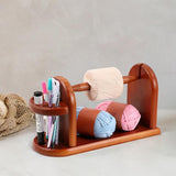Maxbell Wooden Yarn Ball Holder DIY Projects Sewing Tool for Knitting Crochet Tailor