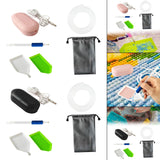 Maxbell Electric Painting Pen Diamond Kit for Sewing Cross Stitch Crafts pink