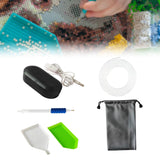 Maxbell Electric Painting Pen Diamond Kit for Sewing Cross Stitch Crafts black