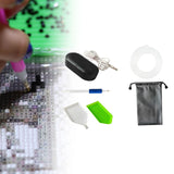 Maxbell Electric Painting Pen Diamond Kit for Sewing Cross Stitch Crafts black