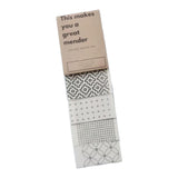 Maxbell Visible Mending Transfer Sashiko Stencil Drawing Line Stencil for Embroidery Style A