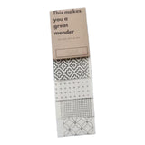 Maxbell Visible Mending Transfer Sashiko Stencil Drawing Line Stencil for Embroidery Style A
