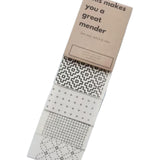 Maxbell Visible Mending Transfer Sashiko Stencil Drawing Line Stencil for Embroidery Style A