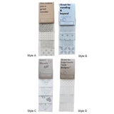 Maxbell Visible Mending Transfer Sashiko Stencil Drawing Line Stencil for Embroidery Style A
