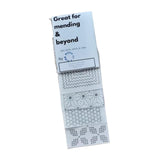 Maxbell Visible Mending Transfer Sashiko Stencil Drawing Line Stencil for Embroidery Style B