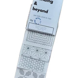 Maxbell Visible Mending Transfer Sashiko Stencil Drawing Line Stencil for Embroidery Style B