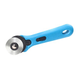 Maxbell Rolling Cutter 45mm Easy Using Hand Tool for Cardstock Wallpaper Arts Crafts blue