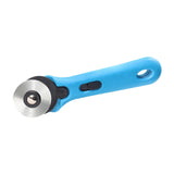 Maxbell Rolling Cutter 45mm Easy Using Hand Tool for Cardstock Wallpaper Arts Crafts blue